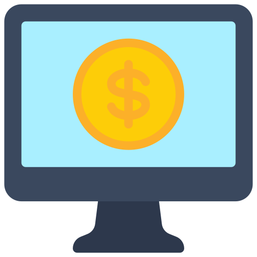 online-geld Juicy Fish Flat icon