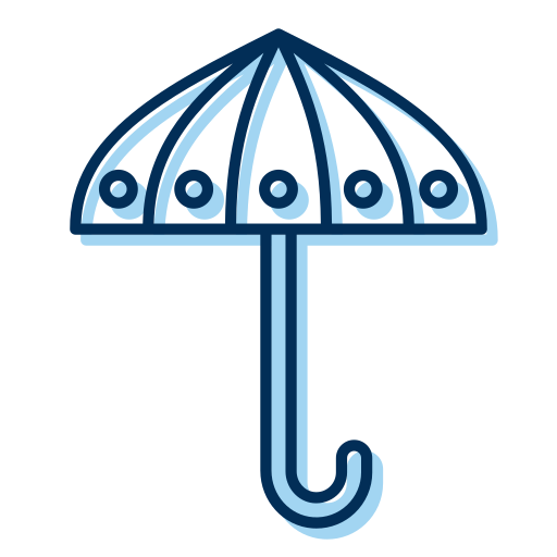 ombrello Generic color lineal-color icona