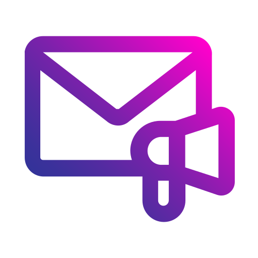 Email marketing Generic gradient outline icon