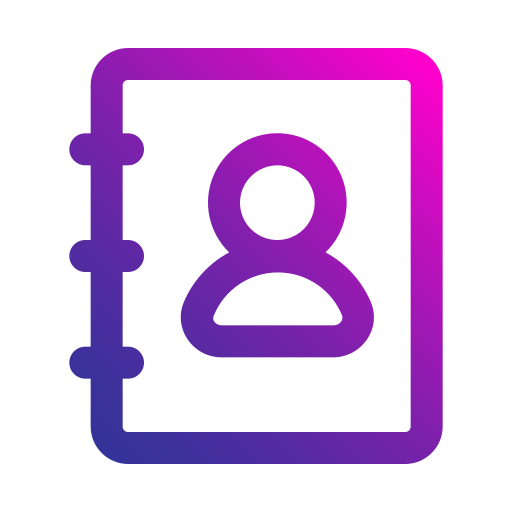 telefonbuch Generic gradient outline icon