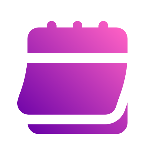 カレンダー Generic gradient fill icon