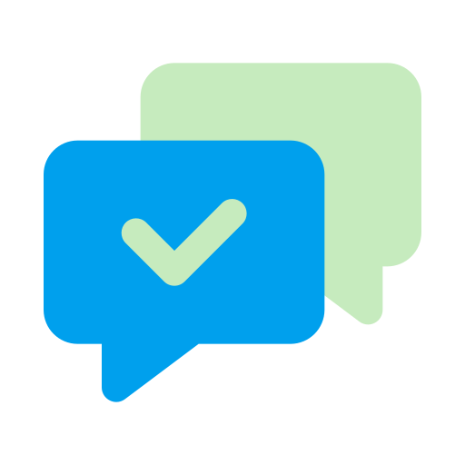 Feedback Generic color fill icon