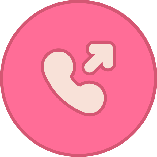 Outgoing call Generic color lineal-color icon