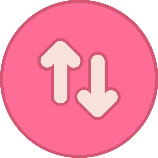 Up and down arrow Generic color lineal-color icon