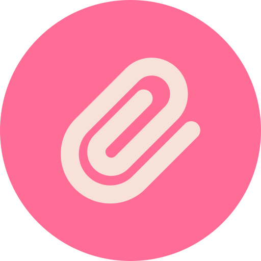 Paper clip Generic color fill icon