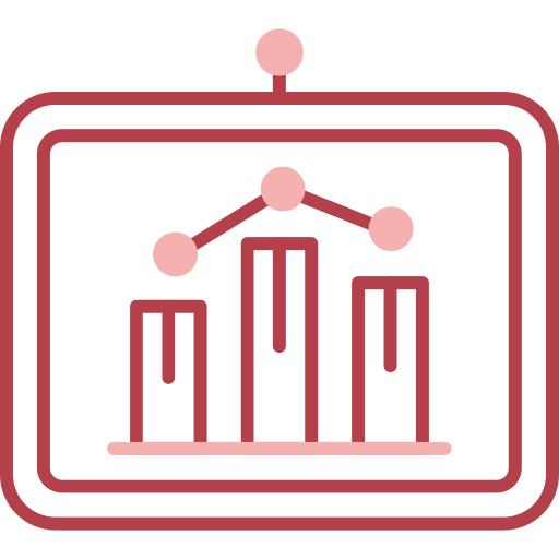 Bar chart Generic color lineal-color icon