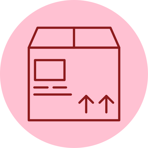 caja de entrega Generic color fill icono