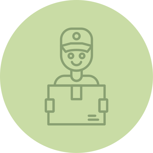 Delivery courier Generic color fill icon