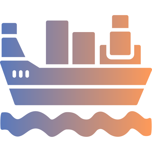 statek towarowy Generic gradient fill ikona