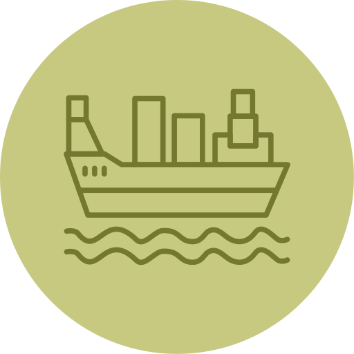 vrachtschip Generic color fill icoon