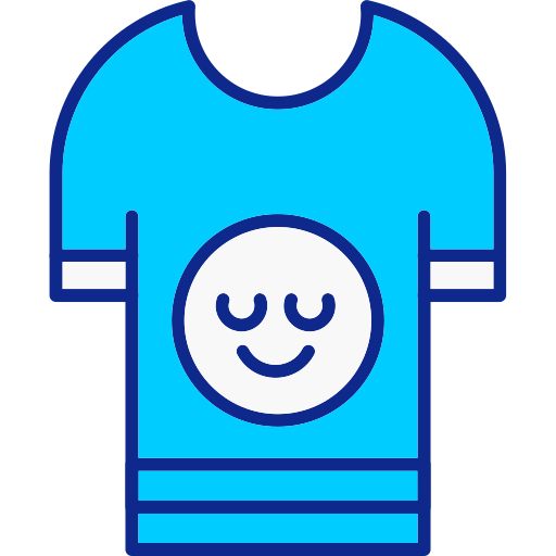 diseño de camiseta Generic color lineal-color icono