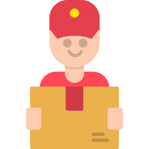 Delivery courier Generic color fill icon
