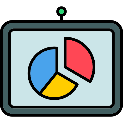 Pie chart Generic color lineal-color icon