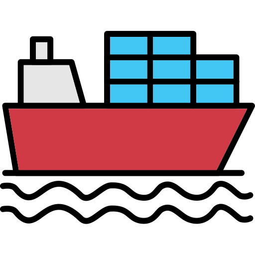 Shipment Generic color lineal-color icon