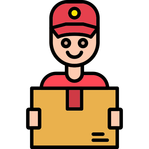 Delivery courier Generic color lineal-color icon