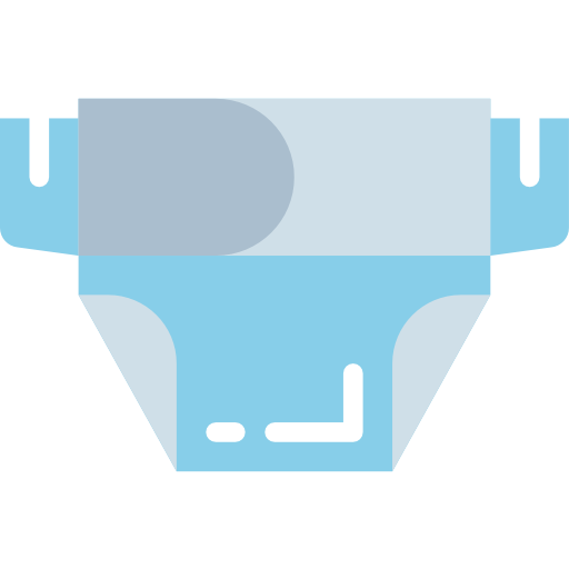 Diaper Smalllikeart Flat icon