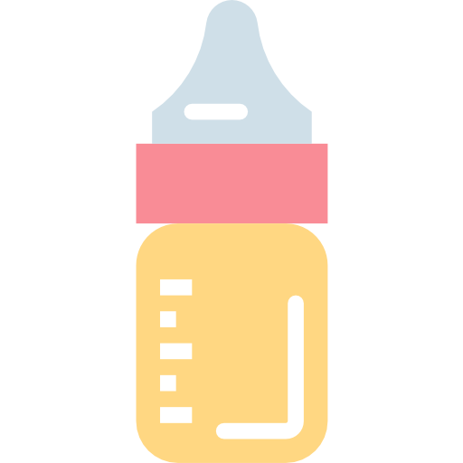 Baby bottle Smalllikeart Flat icon