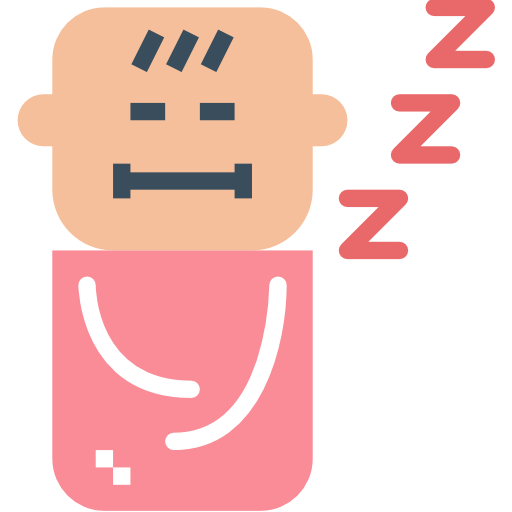Sleep Smalllikeart Flat icon