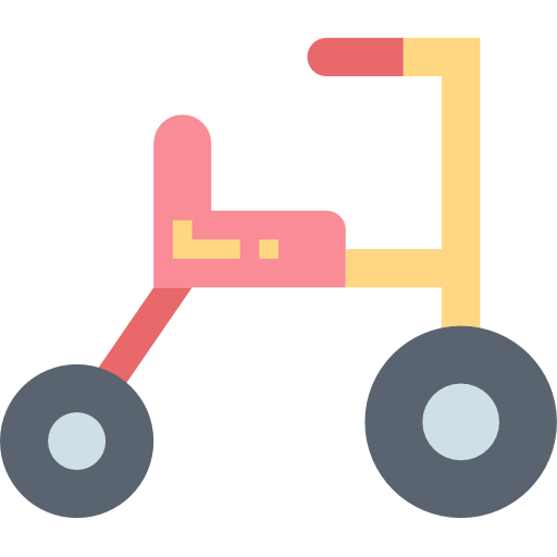 Tricycle Smalllikeart Flat icon