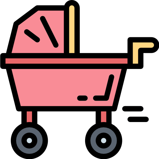 Stroller Smalllikeart Lineal Color icon