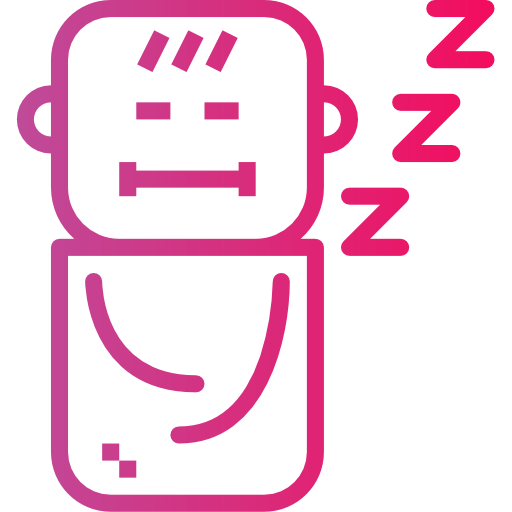 Sleep Smalllikeart Gradient icon
