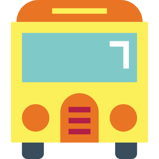 autobus Smalllikeart Flat ikona