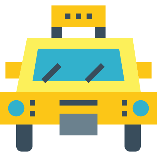 택시 Smalllikeart Flat icon