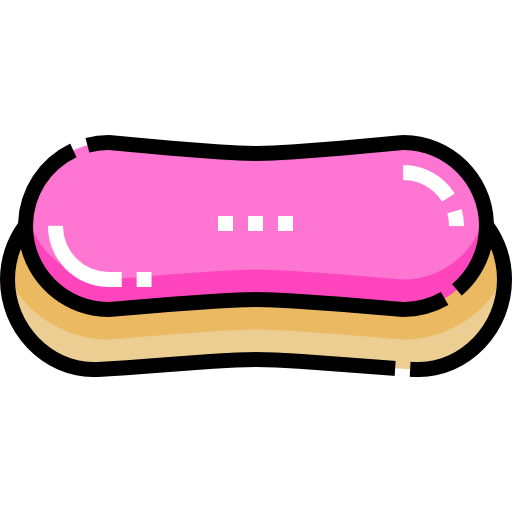 eclair Detailed Straight Lineal color icon