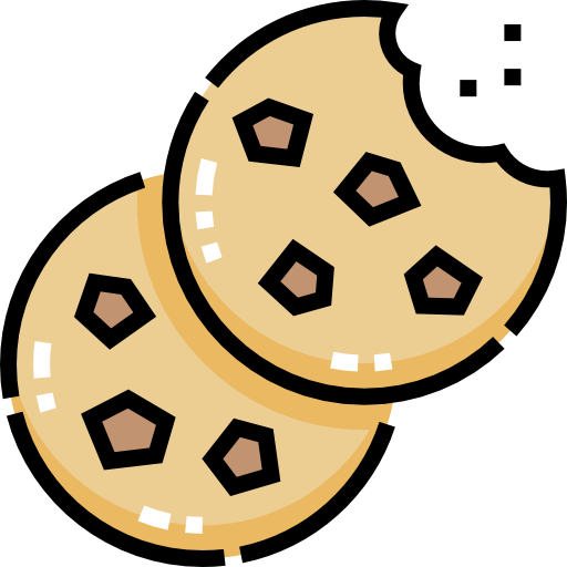 Cookies Detailed Straight Lineal color icon