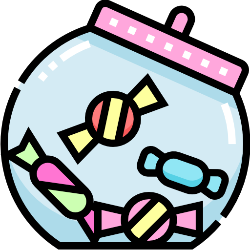 Candy jar Detailed Straight Lineal color icon