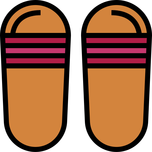 flip flops Smalllikeart Lineal Color icon