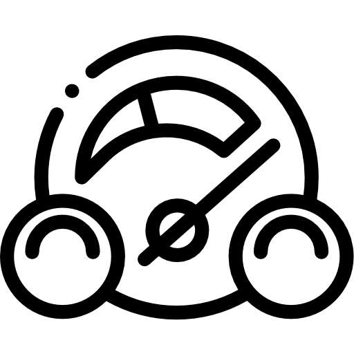 tachimetro Detailed Rounded Lineal icona