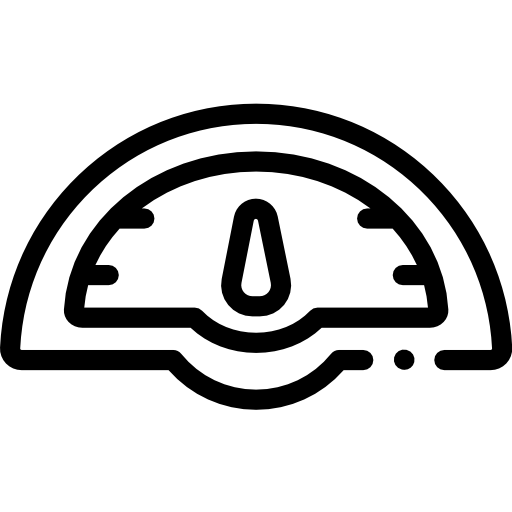 tachimetro Detailed Rounded Lineal icona