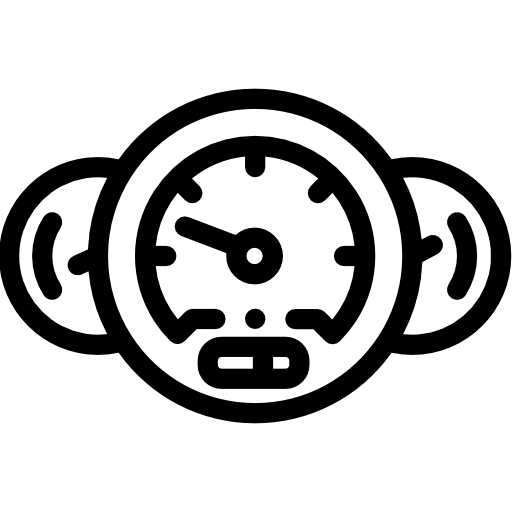 tachometer Detailed Rounded Lineal icon