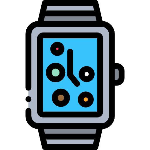 inteligentny zegarek Detailed Rounded Lineal color ikona