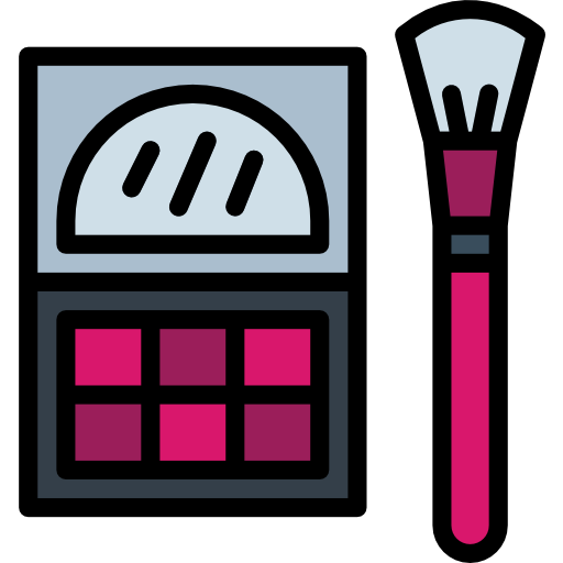 Eyeshadow Smalllikeart Lineal Color icon