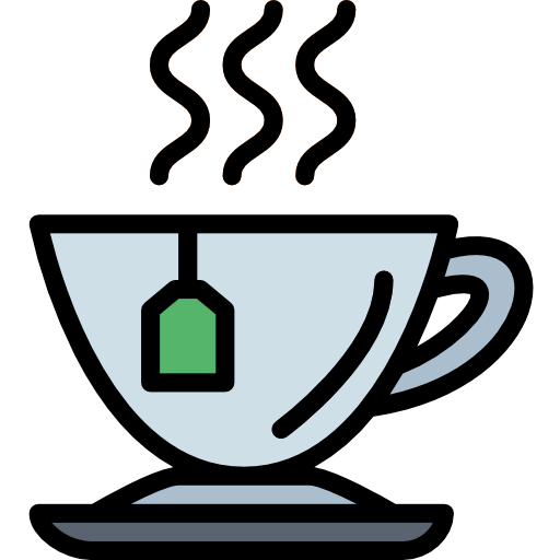お茶 Smalllikeart Lineal Color icon