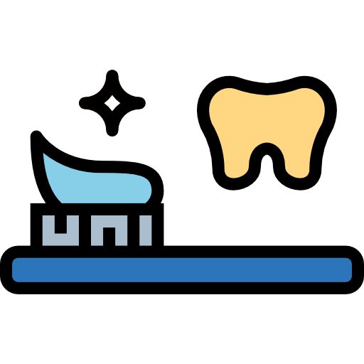 歯ブラシ Smalllikeart Lineal Color icon