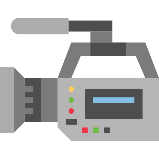 Video camera turkkub Flat icon