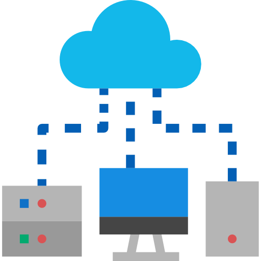 server cloud turkkub Flat icona
