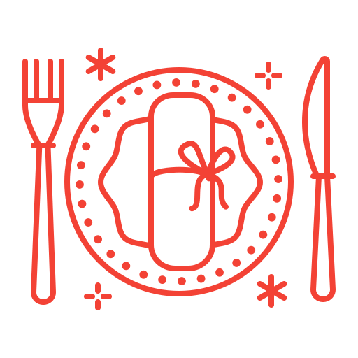 kolacja Generic outline ikona