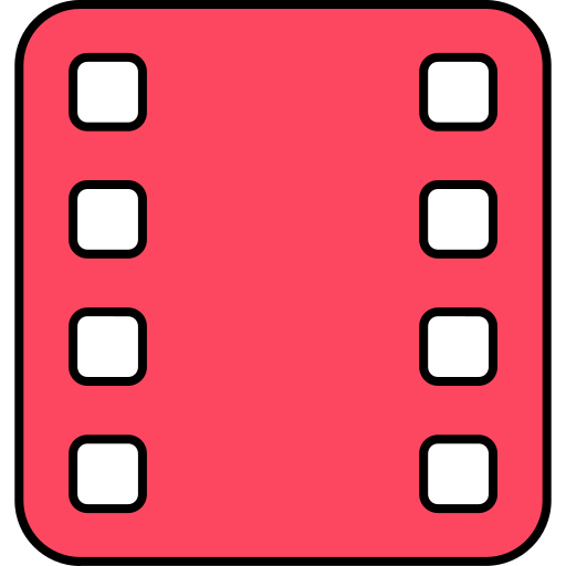 Film Generic color lineal-color icon