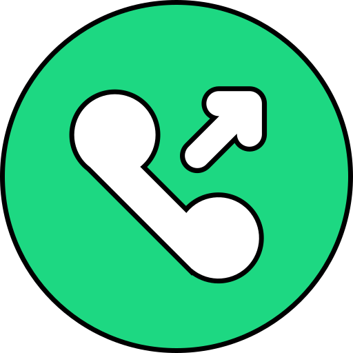 Outgoing call Generic color lineal-color icon