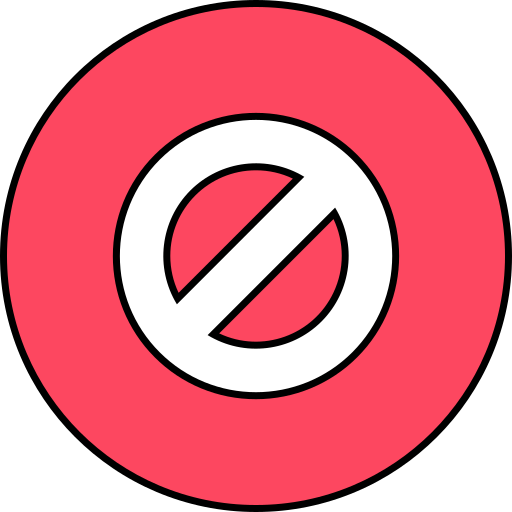 Restriction Generic color lineal-color icon