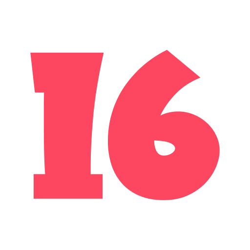 numéro 16 Generic color fill Icône