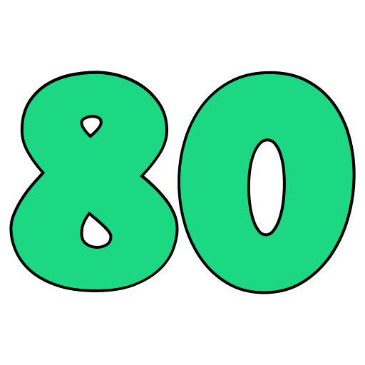 Eighty Generic color lineal-color icon