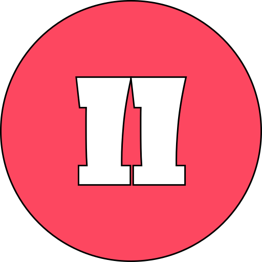 numéro 11 Generic color lineal-color Icône