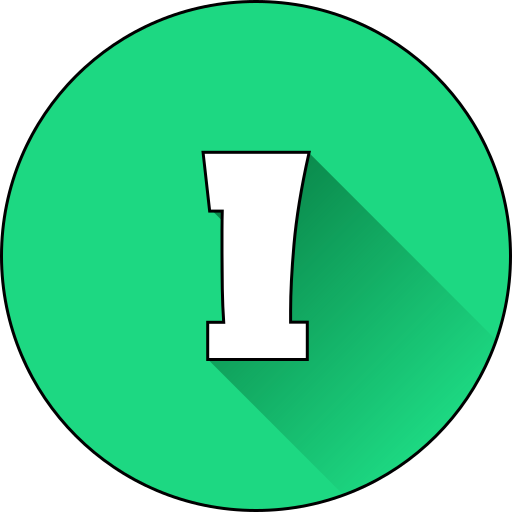 numero 1 Generic gradient lineal-color icona