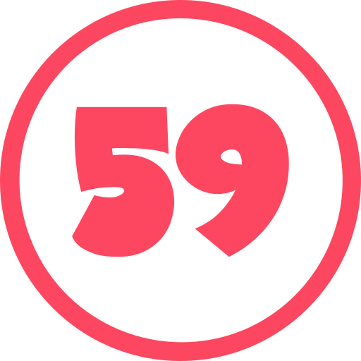 Fifty nine Generic color fill icon