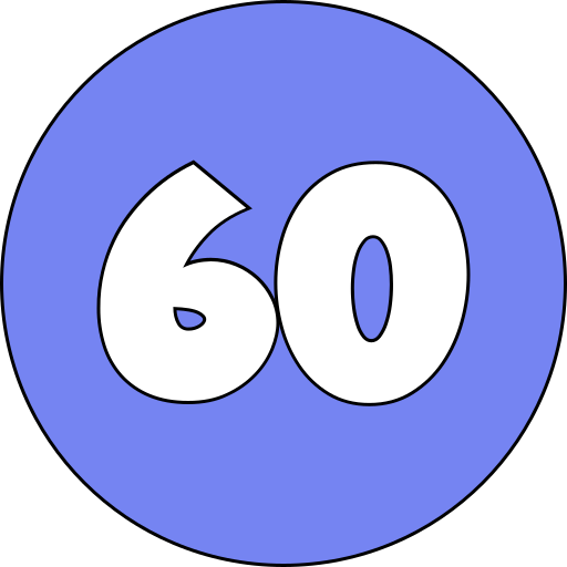 sześćdziesiąt Generic color lineal-color ikona